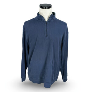 Vineyard Vines 1/4 Zip Sweatshirt Men’s XL Blue Pima Cotton Long Sleeve Pullover